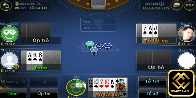 Cách chơi xì tố là không nên bỏ cuộc quá sớm